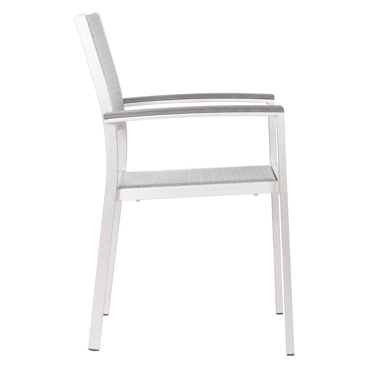 ZUO Metropolitan Arm Chair (Set Of 2) - Silver