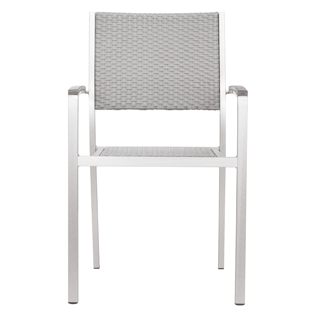 ZUO Metropolitan Arm Chair (Set Of 2) - Silver