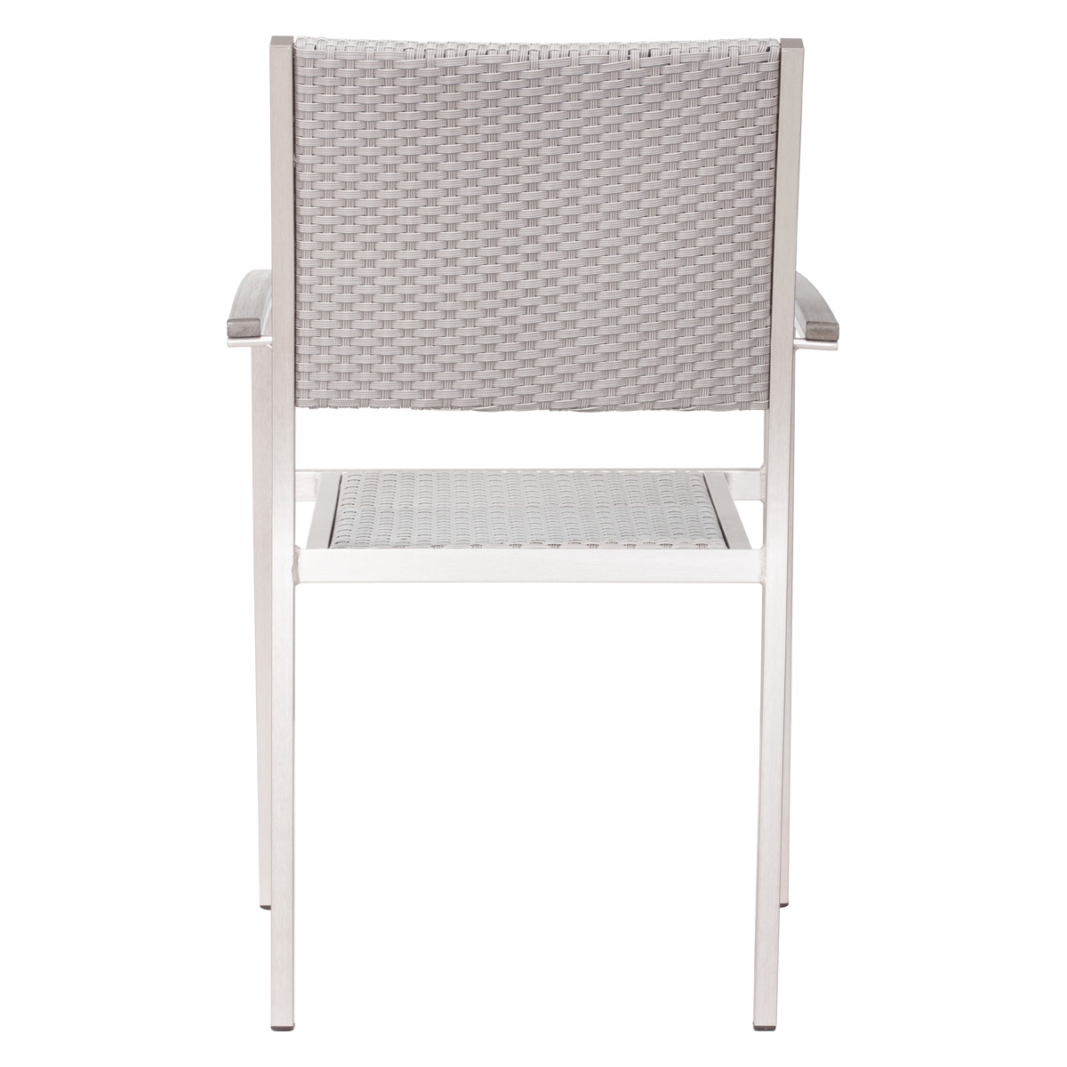 ZUO Metropolitan Arm Chair (Set Of 2) - Silver