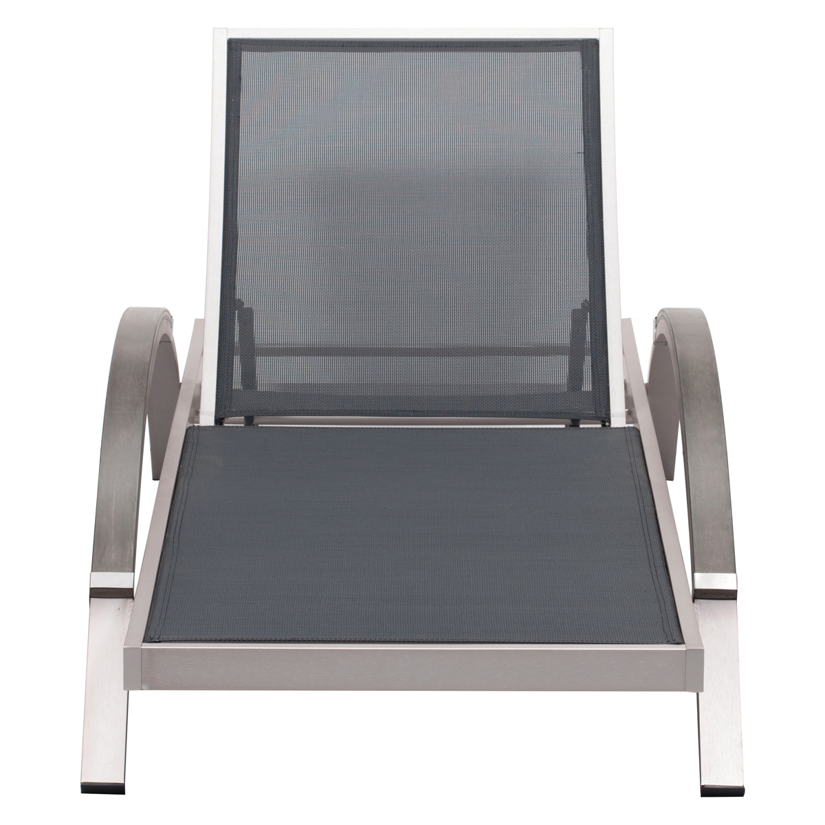 ZUO - Metropolitan Chaise Lounge (Set Of 2) in Silver