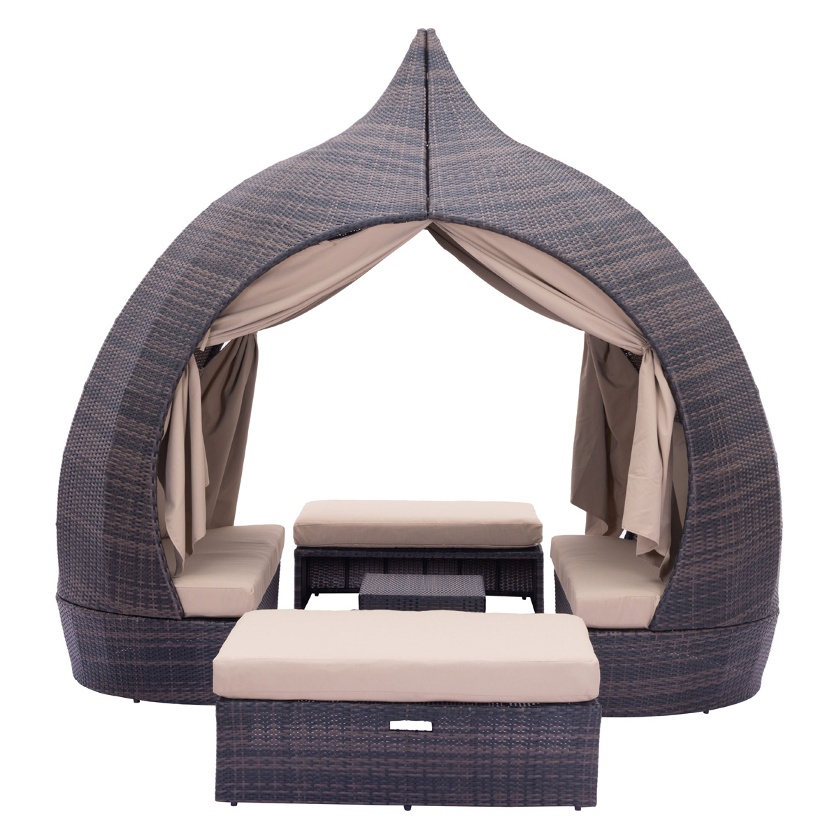 ZUO - Majorca Daybed in Brown/Beige