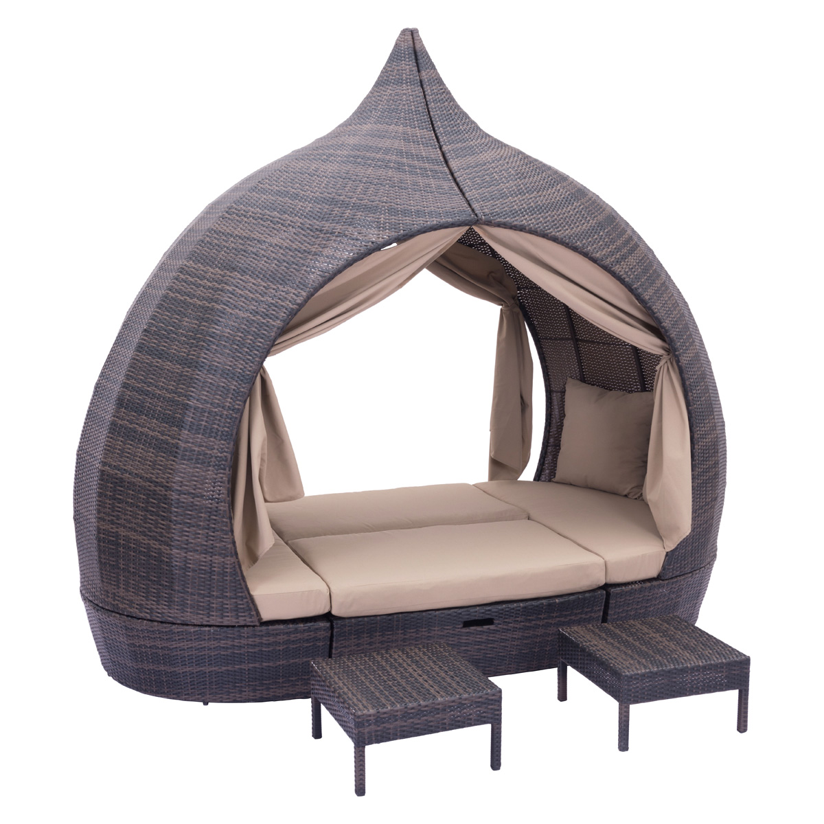 ZUO - Majorca Daybed in Brown/Beige