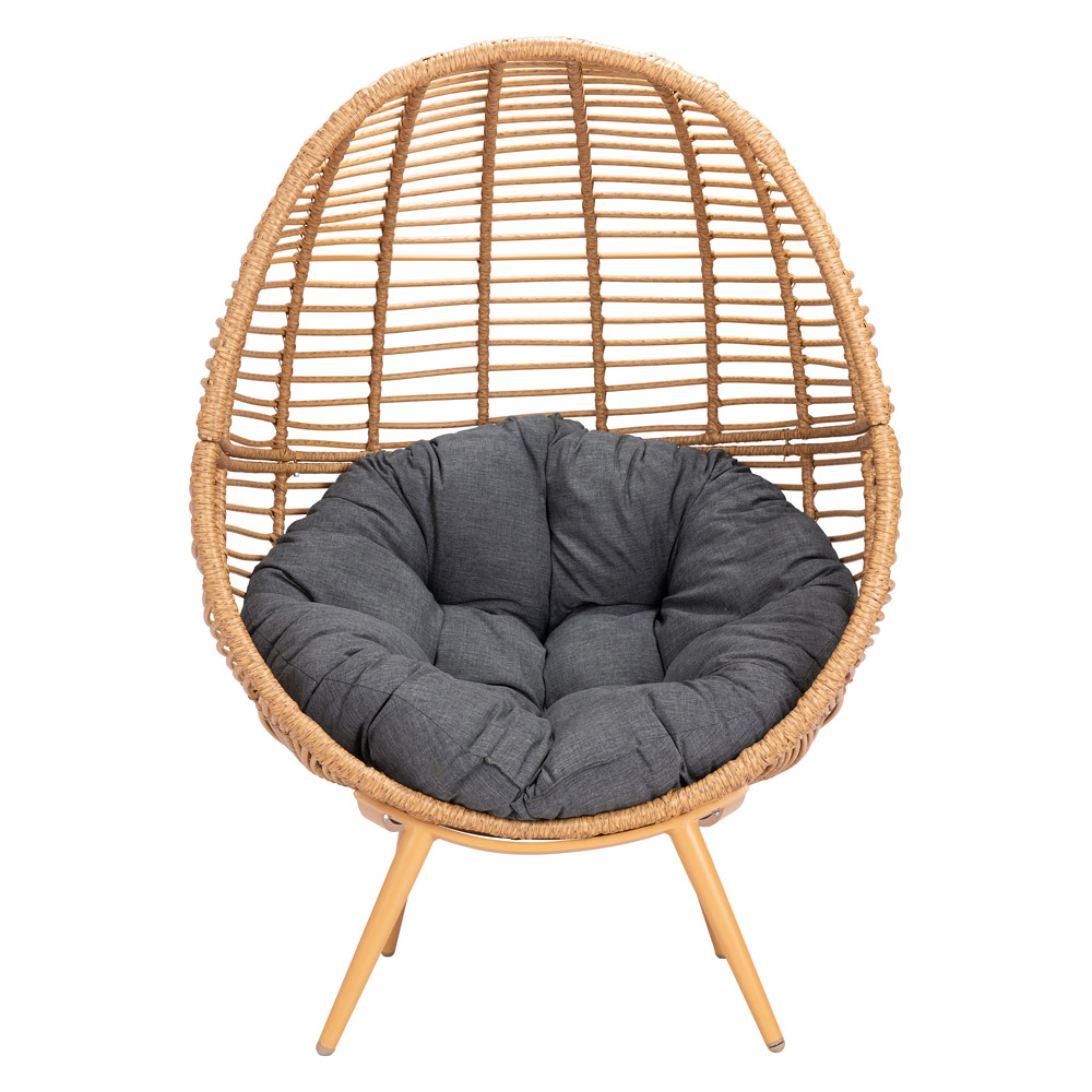 ZUO - Kelley Accent Chair in Gray/Natural/Beige
