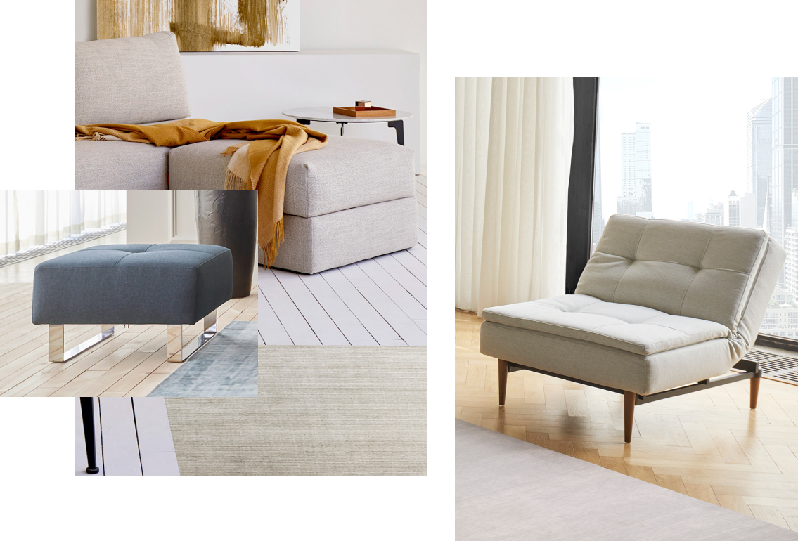 Innovation Living Chairs + Ottomans