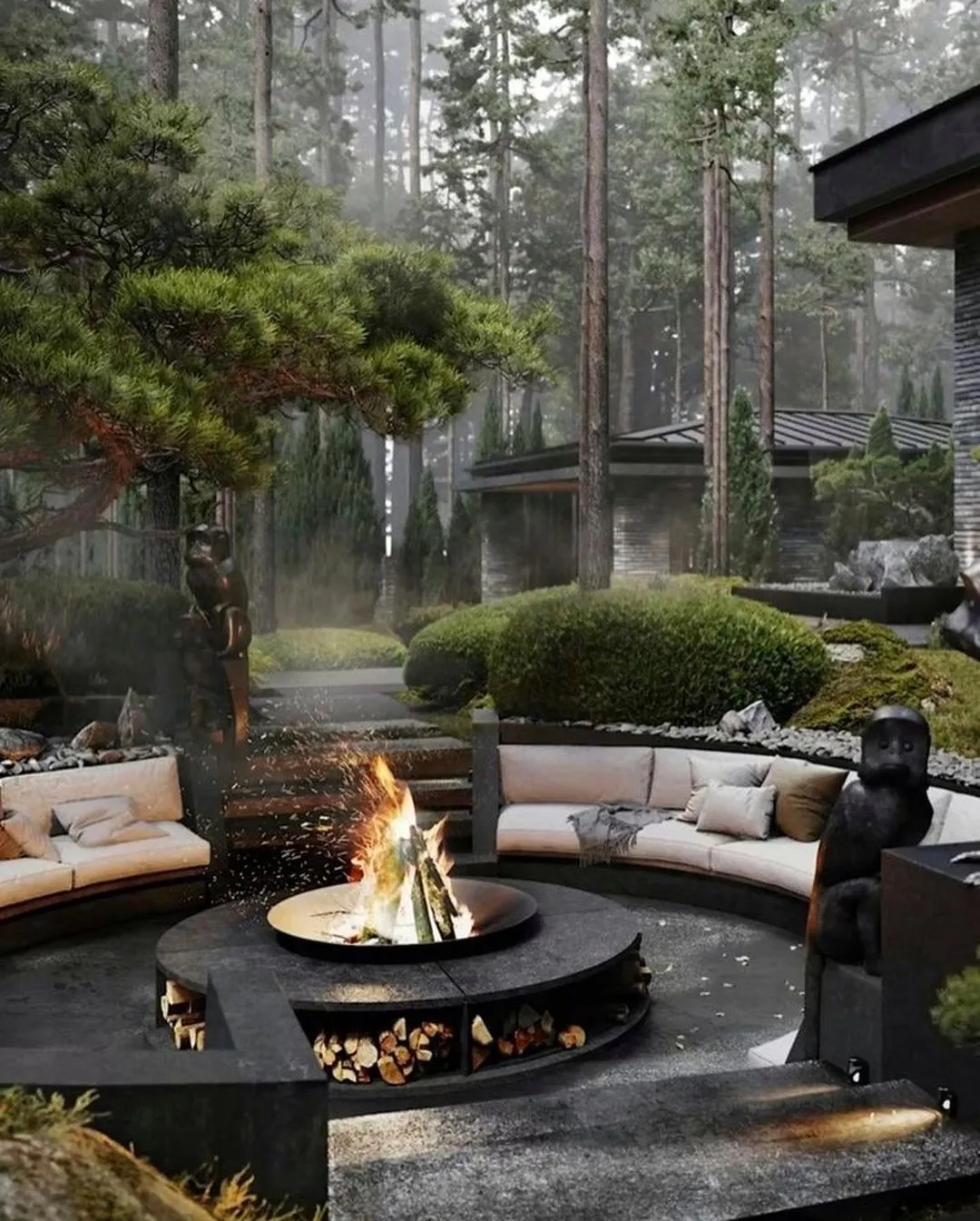 Gorgeous Firepit Idea.