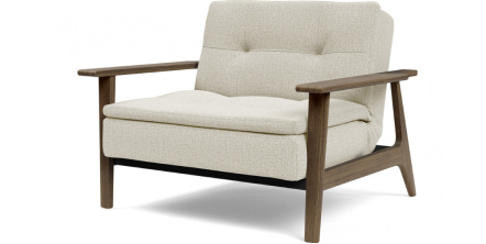 Innovation Living™ Dublexo Frej Chair Smoked Oak - 574 Vivus Dusty Off White